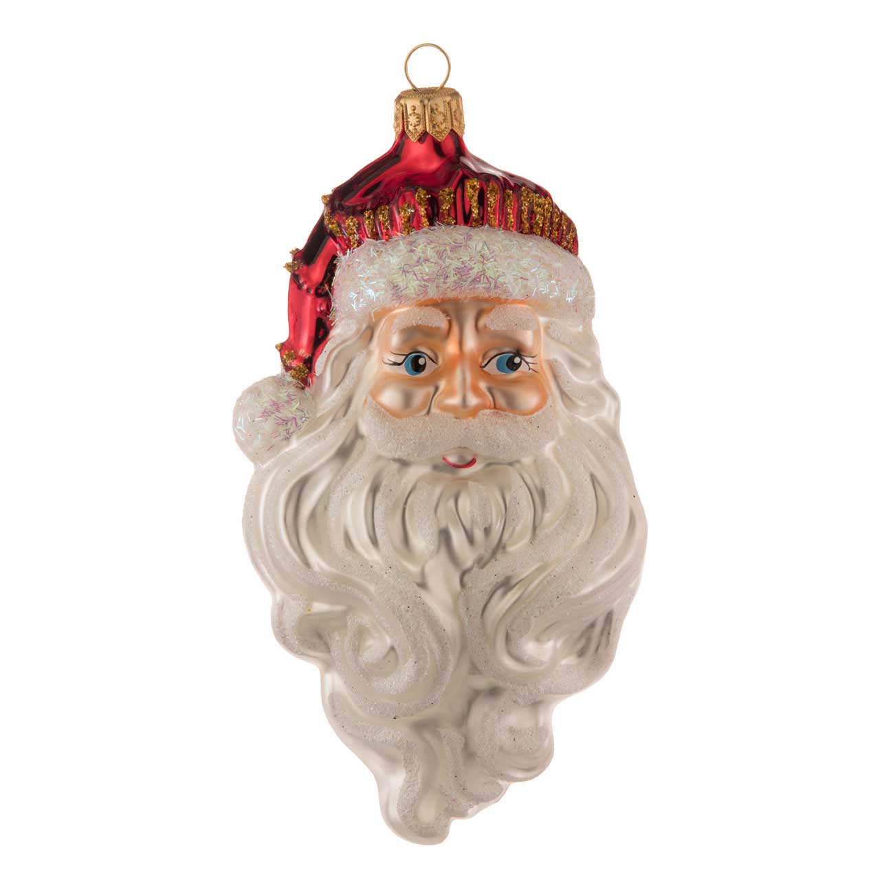 Cabeza de Papá Noel con barba